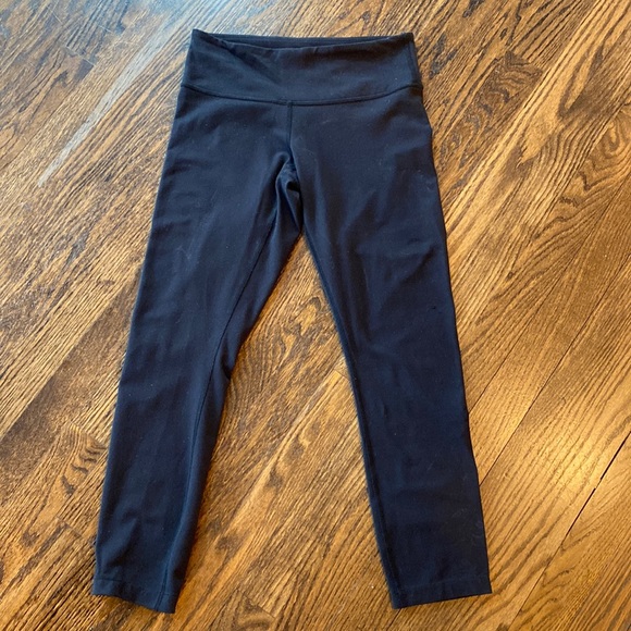 Lululemon wunder under black crop leggings - Picture 2 of 6